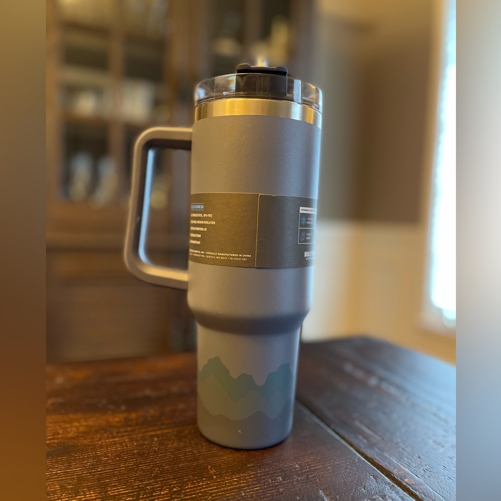 Rare 40oz Stanley Adventure Quencher Tumbler in Dusk Landscape Blue